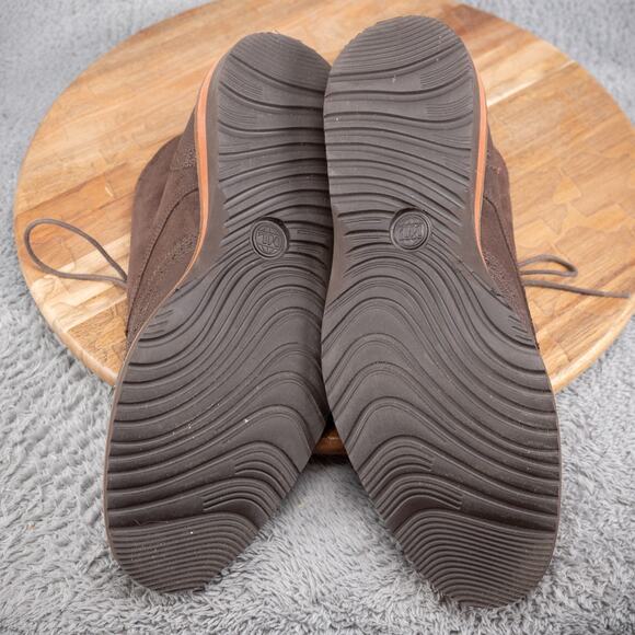 KENNETH COLE NY Brown Leather Suede Wingtip Mens Ankle Boots Shoes US 8 M - Picture 7 of 7